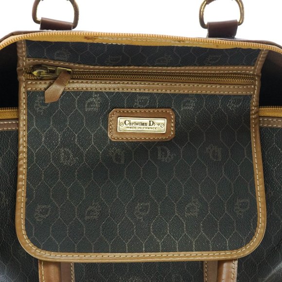 Auth Christian Dior Hand Bag Pvc Dark #15989C12 - Picture 14 of 14